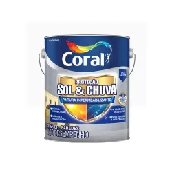 Impermeabilizante Proteção Sol E Chuva 3,6L Fosco ... - AZEVEDO TINTAS E EQUIPAMENTOS