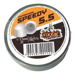 Chumbinho - FXR Speedy 5.5 (Latinha com 100 und.) ... - Airsoft e Armas de Pressão Azsports 