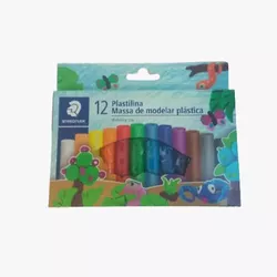 Massa de Modelar Plástica C/12 Cores Staedtler - BAIUCA