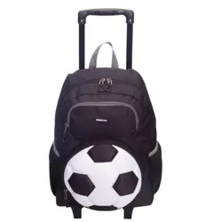 Mochila De Rodinhas Masculina Futebol Bola Sestini - BAIUCA