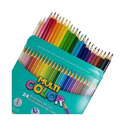 Lápis de Cor 24 Cores Multicolor Faber-Castell - BAIUCA
