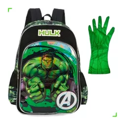 Mochila De Costas Hulk Escolar Aventura Luxcel - BAIUCA