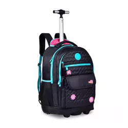 Mochila De Rodinhas Escolar Luluca Sort Clio - BAIUCA