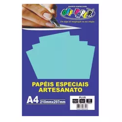 Papel PLus Azul 120g - 20 Folhas Off Paper - BAIUCA