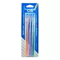 Kit de Canetas Esferográficas Spiro Clean 0.7mm - ... - BAIUCA