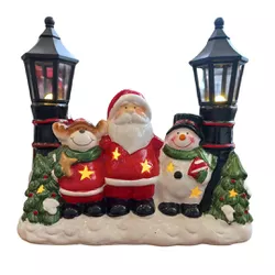 Enfeite Papai Noel com Led Cromus - BAIUCA
