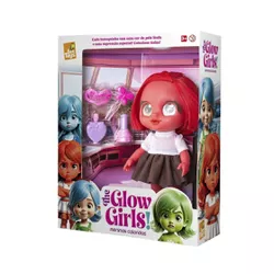 Boneca Glow Girls Vermelho Rubi - Bee Toys - BAIUCA