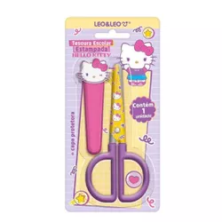  Tesoura Escolar 13cm Hello Kitty Leo e Leo - BAIUCA
