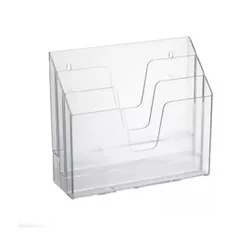 Organizador de Escritório Triplo Cristal Acrimet - BAIUCA