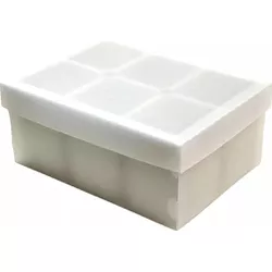 Caixa Organizadora de Objetos C/6 Cinza Dello - BAIUCA