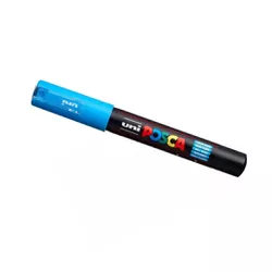 Caneta Posca Uniball Pc-1m Ponta 0.7mm Azul Claro - BAIUCA