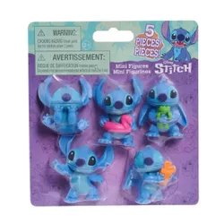 Stitch Conjunto 5 Mini Bonecos Colecionáveis Disne... - BAIUCA