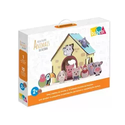  Passa Figuras Animais da Fazenda 17 Peças Babebi - BAIUCA