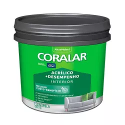 Coralar Tinta Acrilica + Desempenho 15l Branco Nev... - Bazar Eficaz