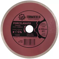 LDI DISCO DIAMANT.CONTINUO 200MMXF.25,4 PAST.8MM P... - COLOMARTI FERRAMENTAS