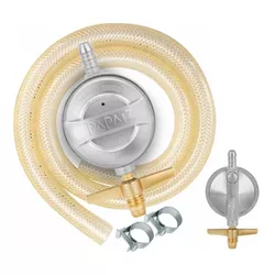 REGULADOR GAS 904/P1 COM MANGUEIRA 0.80MT PAPAIZ - COLOMARTI FERRAMENTAS