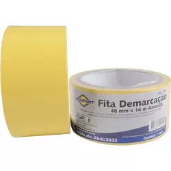 FITA DEMARCACAO SOLO 48MMX14M AMARELA 7637 BRASFOR... - COLOMARTI FERRAMENTAS