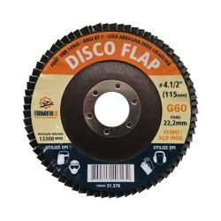 LIXA FLAP DISC 115X22 G 60 ZIRCONADO LDI - COLOMARTI FERRAMENTAS