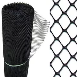 TELA PLASTICA VIVEIRO 1,00X50MT LEVE PRETA - COLOMARTI FERRAMENTAS