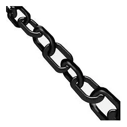 CORRENTE PLAST. P/SINAL. PRETA ELO GRANDE - COLOMARTI FERRAMENTAS