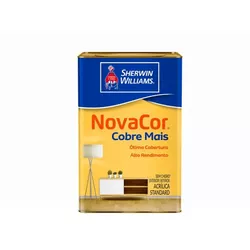 Cobre Mais Novacor Branco Gelo Lata 18L - Belacor Tintas