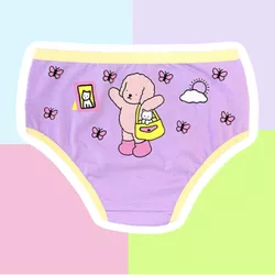 CALCINHA INFANTIL - BORBOLETAS (LILÁS) - 00480 - Bella Mini