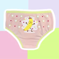 CALCINHA INFANTIL - BANANA (ROSA BEBÊ) - 0747 - Bella Mini