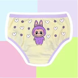 CALCINHA INFANTIL - LABUBU AMARELO BEBÊ - 00492 - Bella Mini