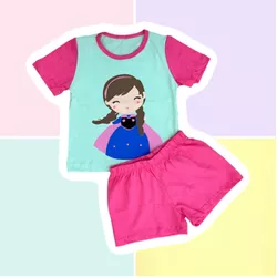 PIJAMA INFANTIL FEMININO - ANA VERDE - 00505 - Bella Mini