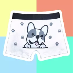 CUECA INFANTIL - BULLDOG MARFIM - 553 - Bella Mini