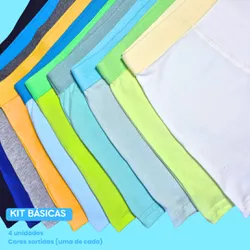 CUECA INFANTIL - KIT BÁSICAS SORTIDAS (4 UNIDADES ... - Bella Mini