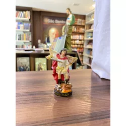 IMAGEM SÃO MIGUEL 8 CM RESINA 2199 - 3109 - Benedictus Livraria Católica