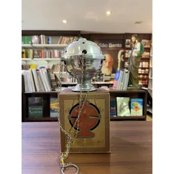 TURIBULO ALUMINIO - POLIDO - 7898941729288 - Benedictus Livraria Católica