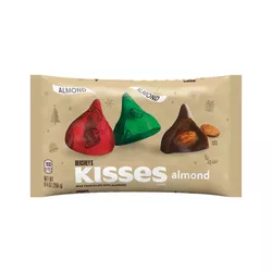 Hersheys Kisses Milk Chocolate With Almond 266g - bestcandyz