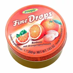 Bala Lata Fine Drops Laranja 200g - bestcandyz