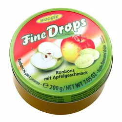 Bala Lata Fine Drops Maçã Verde 200g - bestcandyz