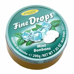 Bala Lata Fine Drops Menta 200g - bestcandyz