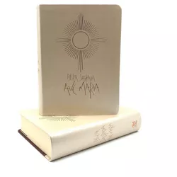 Bíblia Ave Maria - Capa Eucaristia - 25734 - Betânia Loja Catolica 