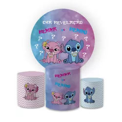 Kit Capa Painel Redondo + Trio Cilindros Decoração... - Loja | Bibi Painéis