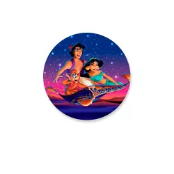 Capa Painel Redondo Decorativo Tema Aladdin Decora... - Loja | Bibi Painéis