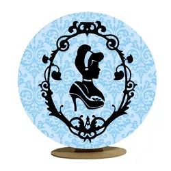 Capa Mini Painel Redondo 50x50cm Decorativo Tema C... - Loja | Bibi Painéis