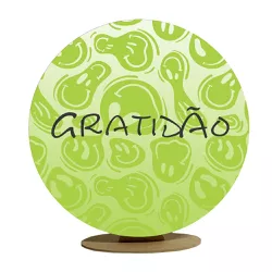 Capa Mini Painel Redondo 50x50cm Decorativo Tema G... - Loja | Bibi Painéis