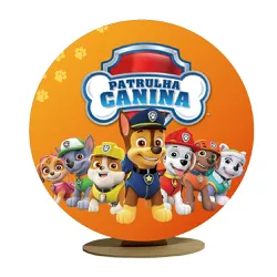 Capa Mini Painel Redondo 50x50cm Decorativo Tema P... - Loja | Bibi Painéis