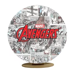 Capa Mini Painel Redondo 50x50cm Decorativo Tema A... - Loja | Bibi Painéis