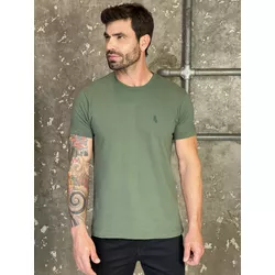 Camiseta Masculina Básica Bordada - 007.01.00007 /... - BIOTWO