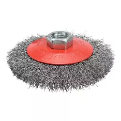Escova Circular Conica Aco Ondulado 4X3/4' M14 - L... - Bond Tintas