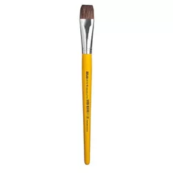 Pincel Achatado Cerda Branca Artistico 12 - ATLAS - Bond Tintas