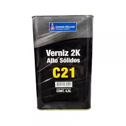 Verniz C21 Alto Solidos 2k + 5 catalisadores - 4,5... - Bond Tintas