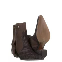 Bota Texana Country De Cano Curto Snaker Cor Café ... - BOTAS MANGALARGA