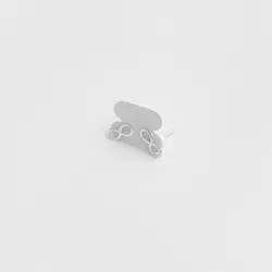 Brinco infinito pequeno vazado prata 925 - B494 - BRAGHETTO